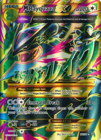 M Rayquaza EX (98/98) (Jumbo Card) [XY: Ancient Origins] | Fandemonia Ltd