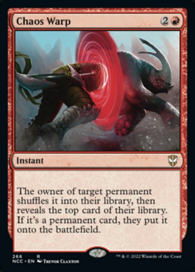 Chaos Warp [Streets of New Capenna Commander] | Fandemonia Ltd