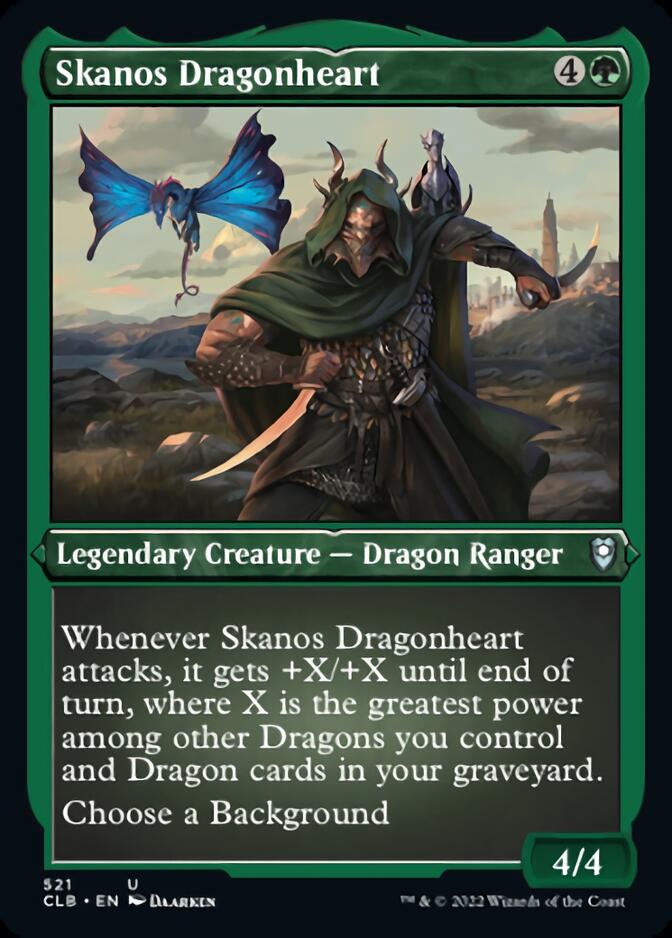 Skanos Dragonheart (Foil Etched) [Commander Legends: Battle for Baldur's Gate] | Fandemonia Ltd