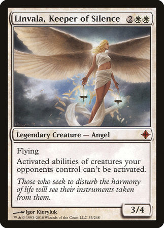 Linvala, Keeper of Silence [Rise of the Eldrazi] | Fandemonia Ltd