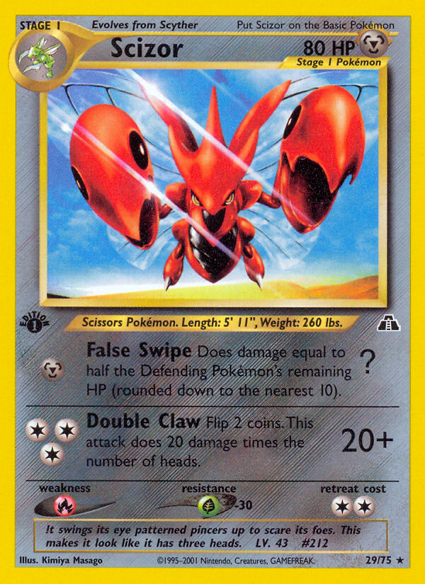 Scizor (29/75) [Neo Discovery 1st Edition] | Fandemonia Ltd