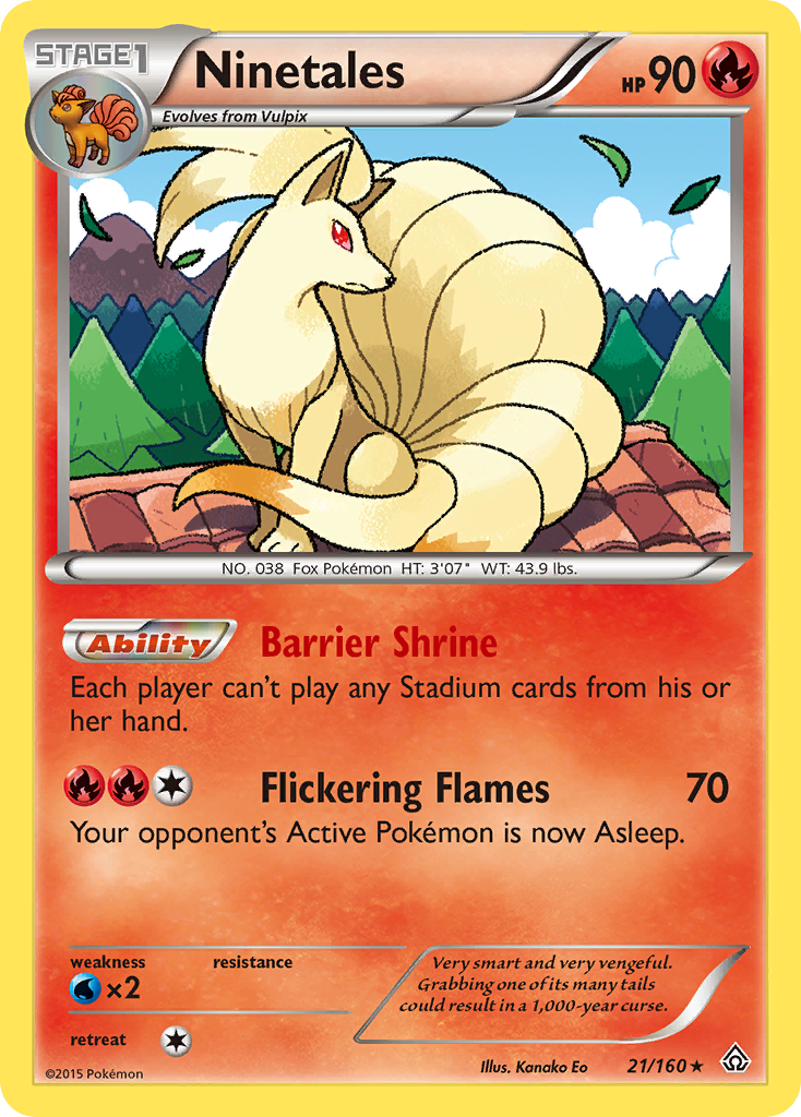 Ninetales (21/160) [XY: Primal Clash] | Fandemonia Ltd