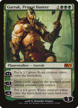 Garruk, Primal Hunter [Magic 2012] | Fandemonia Ltd