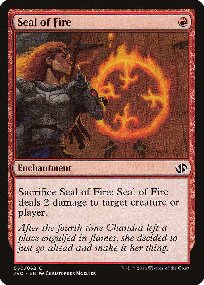 Seal of Fire [Duel Decks Anthology] | Fandemonia Ltd