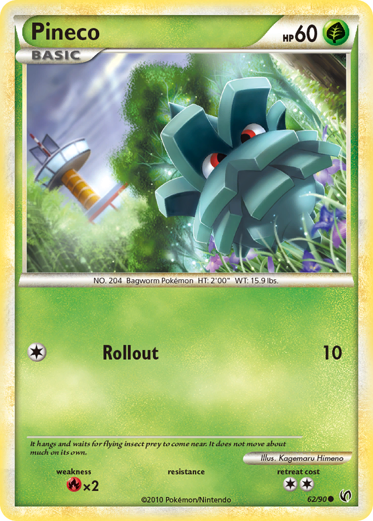 Pineco (62/90) [HeartGold & SoulSilver: Undaunted] | Fandemonia Ltd