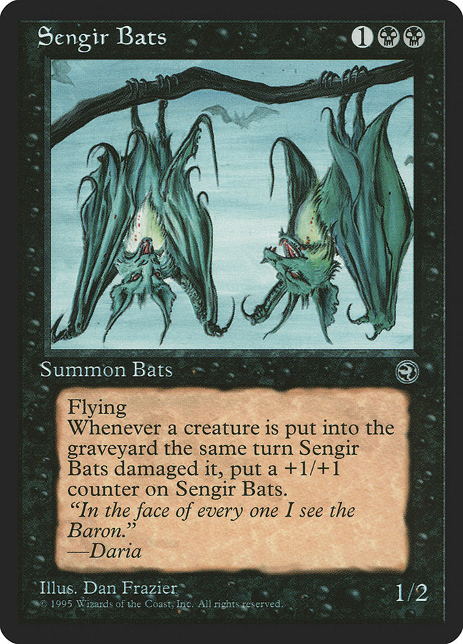 Sengir Bats (Daria Flavor Text) [Homelands] | Fandemonia Ltd