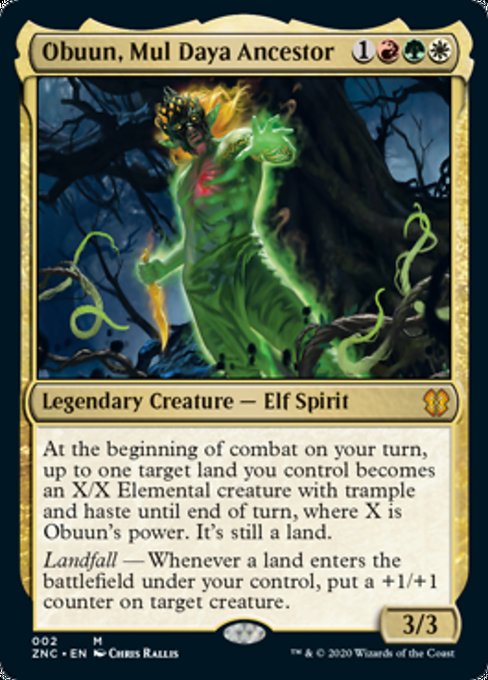 Obuun, Mul Daya Ancestor [Commander: Zendikar Rising] | Fandemonia Ltd