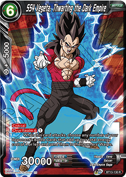 SS4 Vegeta, Thwarting the Dark Empire (Rare) [BT13-130] | Fandemonia Ltd