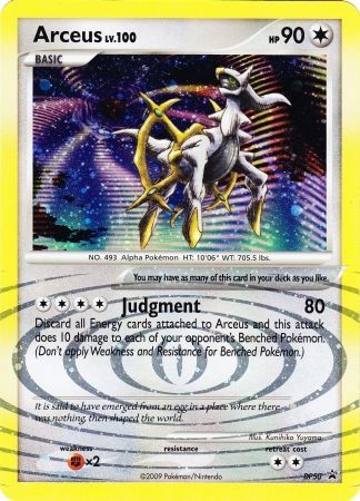 Arceus (DP50) (Jumbo Card) [Diamond & Pearl: Black Star Promos] | Fandemonia Ltd