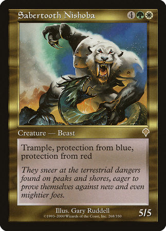 Sabertooth Nishoba [Invasion] | Fandemonia Ltd