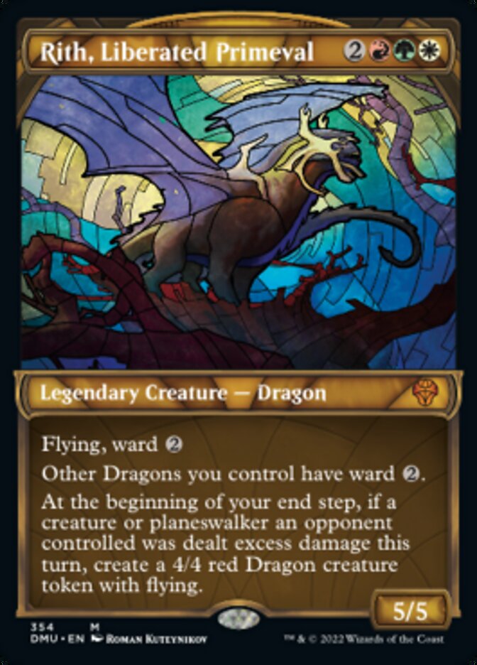 Rith, Liberated Primeval (Showcase Textured) [Dominaria United] | Fandemonia Ltd