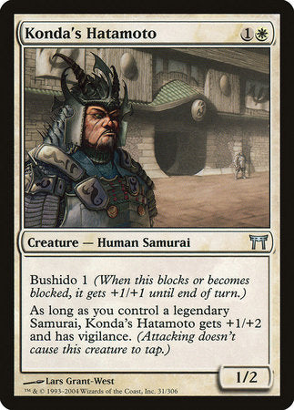 Konda's Hatamoto [Champions of Kamigawa] | Fandemonia Ltd