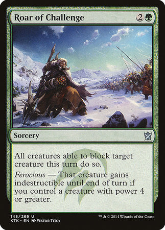 Roar of Challenge [Khans of Tarkir] | Fandemonia Ltd