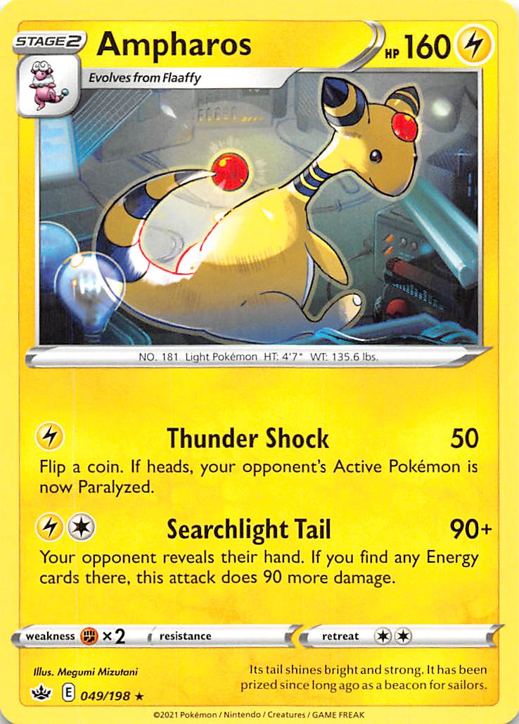 Ampharos (049/198) [Sword & Shield: Chilling Reign] | Fandemonia Ltd