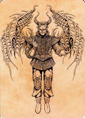 Raphael, Fiendish Savior Art Card (75) [Commander Legends: Battle for Baldur's Gate Art Series] | Fandemonia Ltd