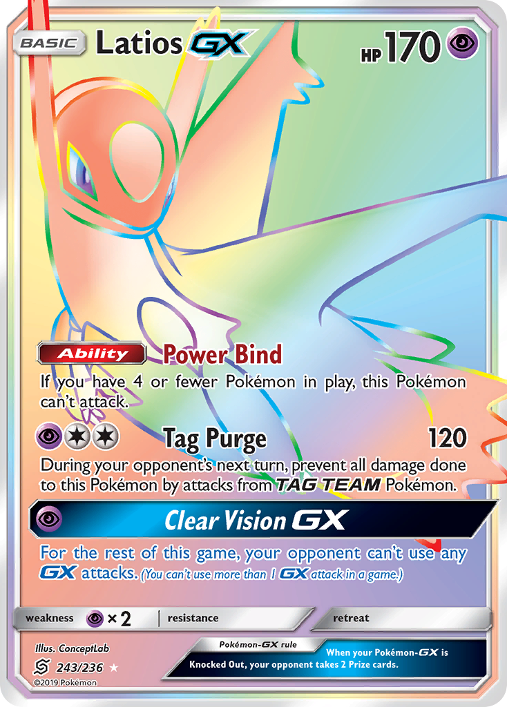 Latios GX (243/236) [Sun & Moon: Unified Minds] | Fandemonia Ltd