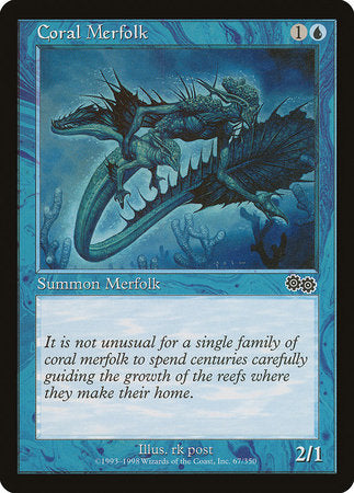 Coral Merfolk [Urza's Saga] | Fandemonia Ltd