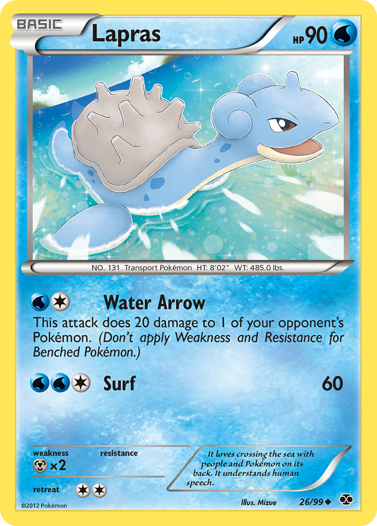 Lapras (26/99) [Black & White: Next Destinies] | Fandemonia Ltd