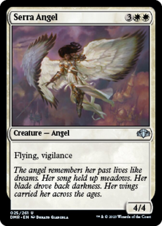 Serra Angel [Dominaria Remastered] | Fandemonia Ltd