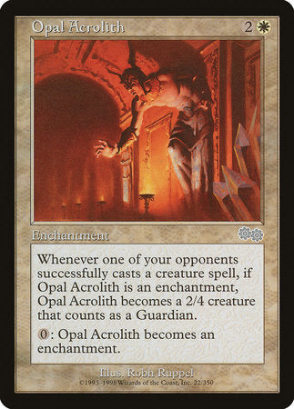 Opal Acrolith [Urza's Saga] | Fandemonia Ltd
