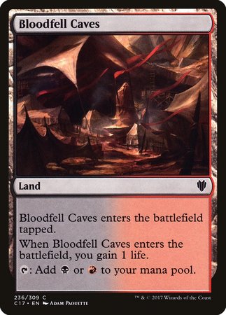 Bloodfell Caves [Commander 2017] | Fandemonia Ltd
