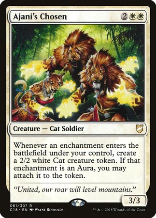 Ajani's Chosen [Commander 2018] | Fandemonia Ltd