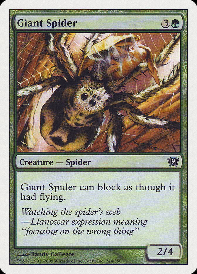 Giant Spider [Ninth Edition] | Fandemonia Ltd
