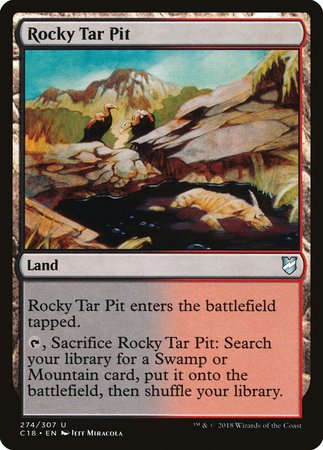 Rocky Tar Pit [Commander 2018] | Fandemonia Ltd