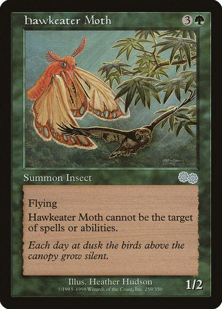 Hawkeater Moth [Urza's Saga] | Fandemonia Ltd