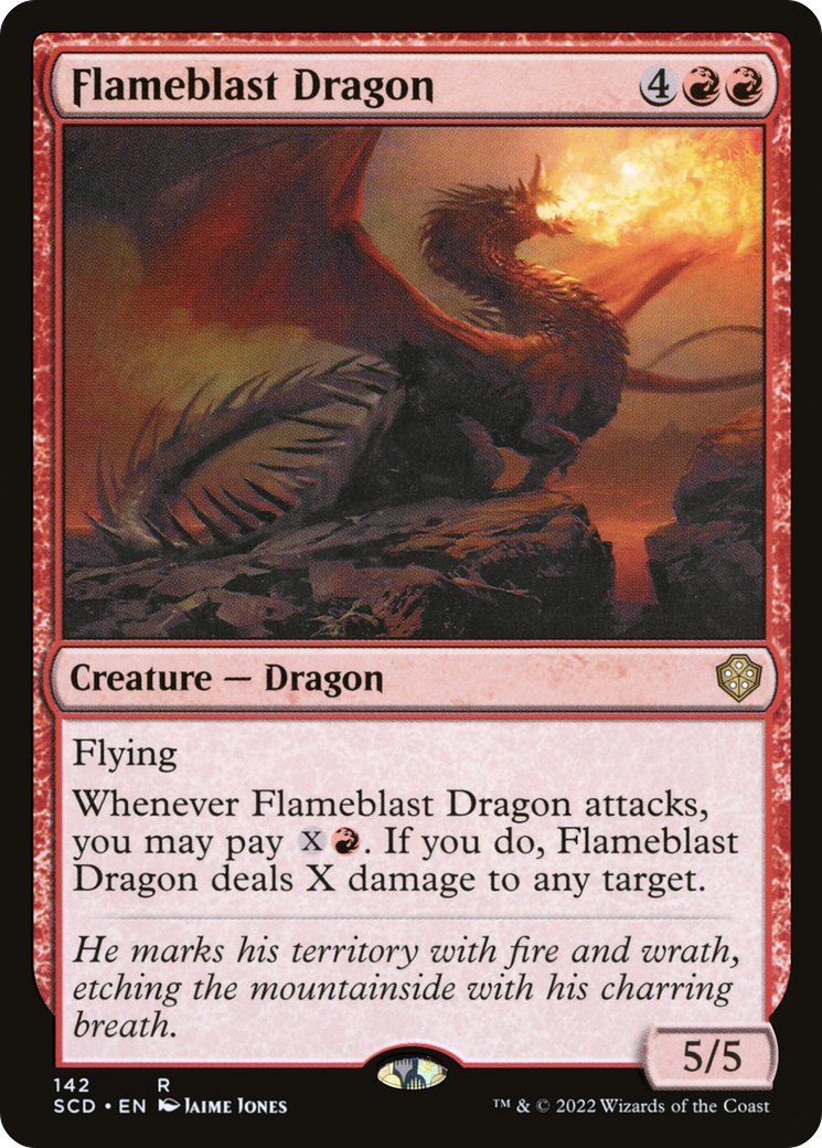 Flameblast Dragon [Starter Commander Decks] | Fandemonia Ltd