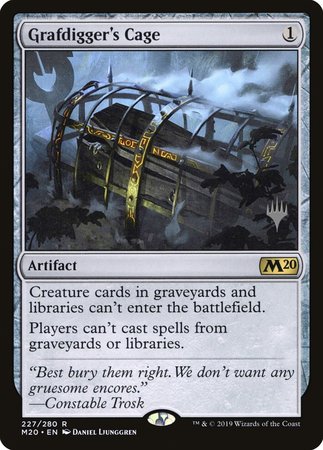 Grafdigger's Cage [Core Set 2020 Promos] | Fandemonia Ltd