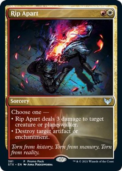 Rip Apart (Promo Pack) [Strixhaven: School of Mages] | Fandemonia Ltd