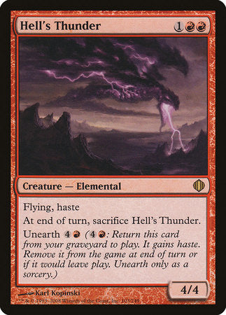 Hell's Thunder [Shards of Alara] | Fandemonia Ltd