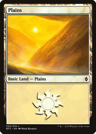 Plains (250) [Battle for Zendikar] | Fandemonia Ltd