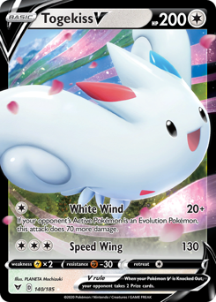 Togekiss V (140/185) [Sword & Shield: Vivid Voltage] | Fandemonia Ltd