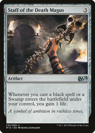 Staff of the Death Magus [Magic 2015] | Fandemonia Ltd