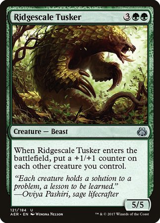 Ridgescale Tusker [Aether Revolt] | Fandemonia Ltd