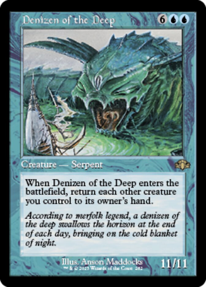 Denizen of the Deep (Retro) [Dominaria Remastered] | Fandemonia Ltd
