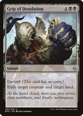 Grip of Desolation [Battle for Zendikar] | Fandemonia Ltd