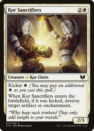 Kor Sanctifiers [Commander 2015] | Fandemonia Ltd