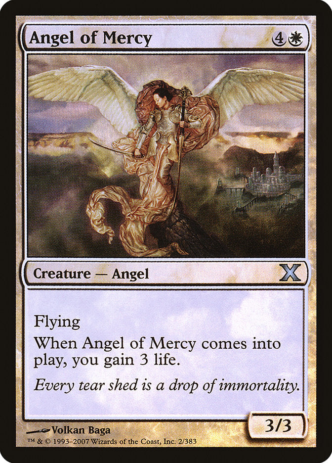 Angel of Mercy (Premium Foil) [Tenth Edition] | Fandemonia Ltd