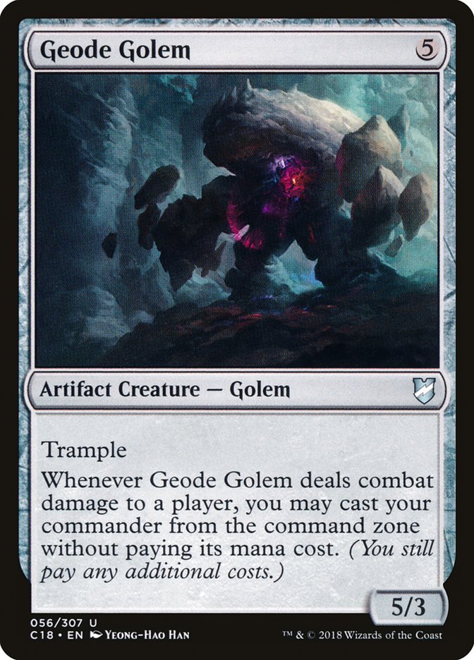 Geode Golem [Commander 2018] | Fandemonia Ltd