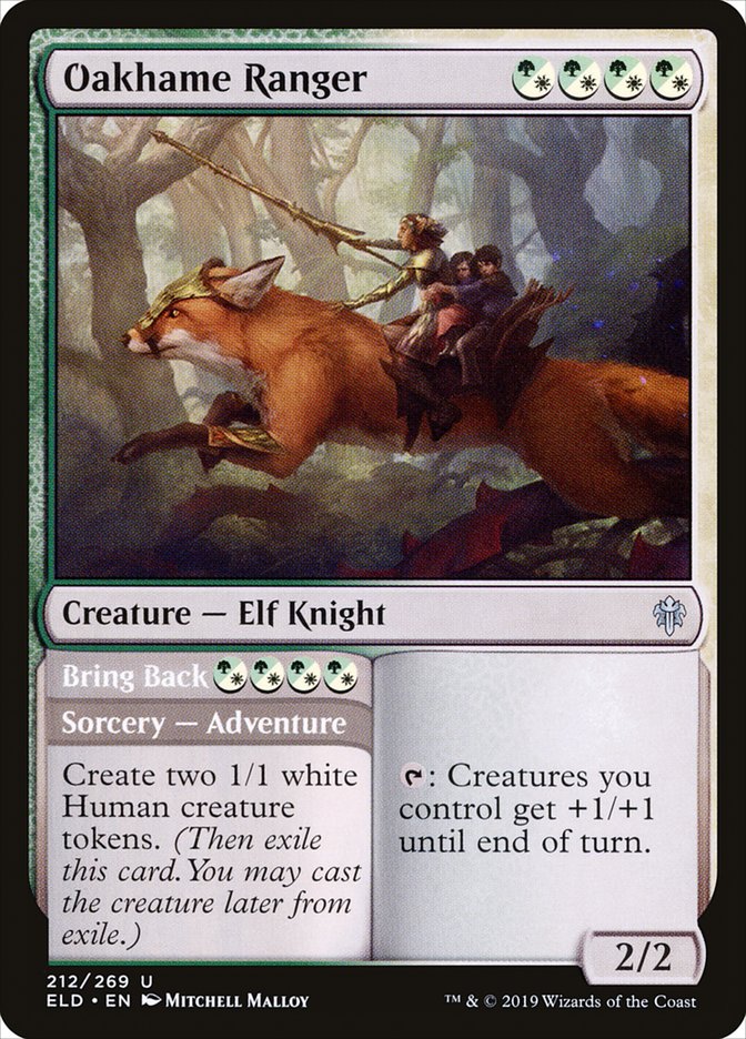 Oakhame Ranger // Bring Back [Throne of Eldraine] | Fandemonia Ltd