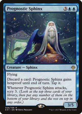 Prognostic Sphinx [Archenemy: Nicol Bolas] | Fandemonia Ltd