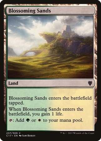 Blossoming Sands [Commander 2017] | Fandemonia Ltd
