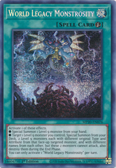World Legacy Monstrosity [MP20-EN076] Prismatic Secret Rare | Fandemonia Ltd