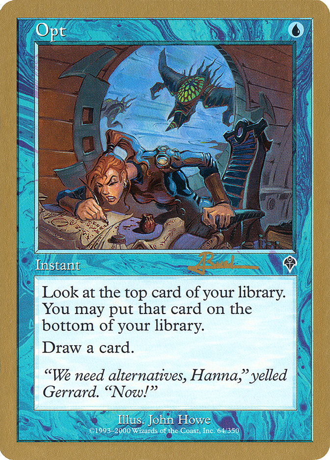 Opt (Antoine Ruel) [World Championship Decks 2001] | Fandemonia Ltd