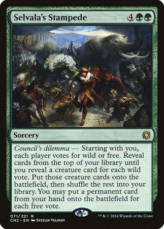 Selvala's Stampede [Conspiracy: Take the Crown] | Fandemonia Ltd
