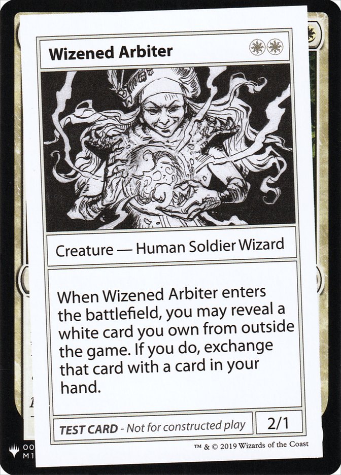 Wizened Arbiter [Mystery Booster Playtest Cards] | Fandemonia Ltd