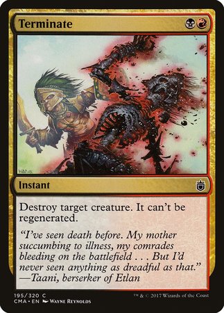 Terminate [Commander Anthology] | Fandemonia Ltd